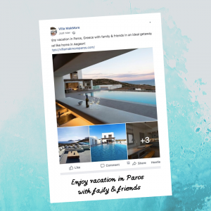 social media post παράδειγμα